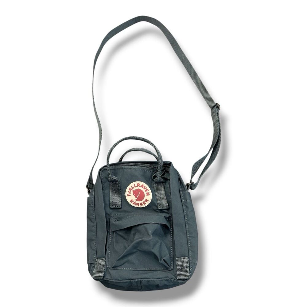 Fjallraven 23797 Kanken Grey Crossbody Sling Shoulder Bag Travel Compact
